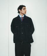 KOJIMA 17.5oz DENIM JACKET_BLACK