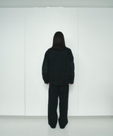 KOJIMA 17.5oz DENIM TUCK PANTS_BLACK