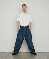 2100_KOJIMA 16oz DENIM TUCK PANTS