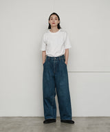 2100_KOJIMA 16oz DENIM TUCK PANTS