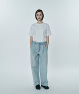 2100_KOJIMA 15.5oz DENIM TUCK PANTS