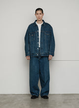 2100_KOJIMA 16oz DENIM TUCK PANTS