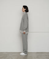 JEWEL COTTON SWEAT ZIP PULLOVER