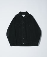 KOJIMA 17.5oz DENIM JACKET_BLACK