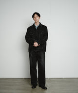 KOJIMA 17.5oz DENIM JACKET_BLACK