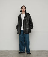 WAGYU LEATHER OVERSIZED JACKET