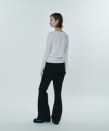 COTTON CASHMERE PULLOVER(WOMEN)