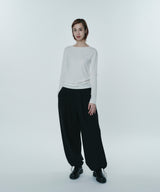 COTTON CASHMERE PULLOVER(WOMEN)