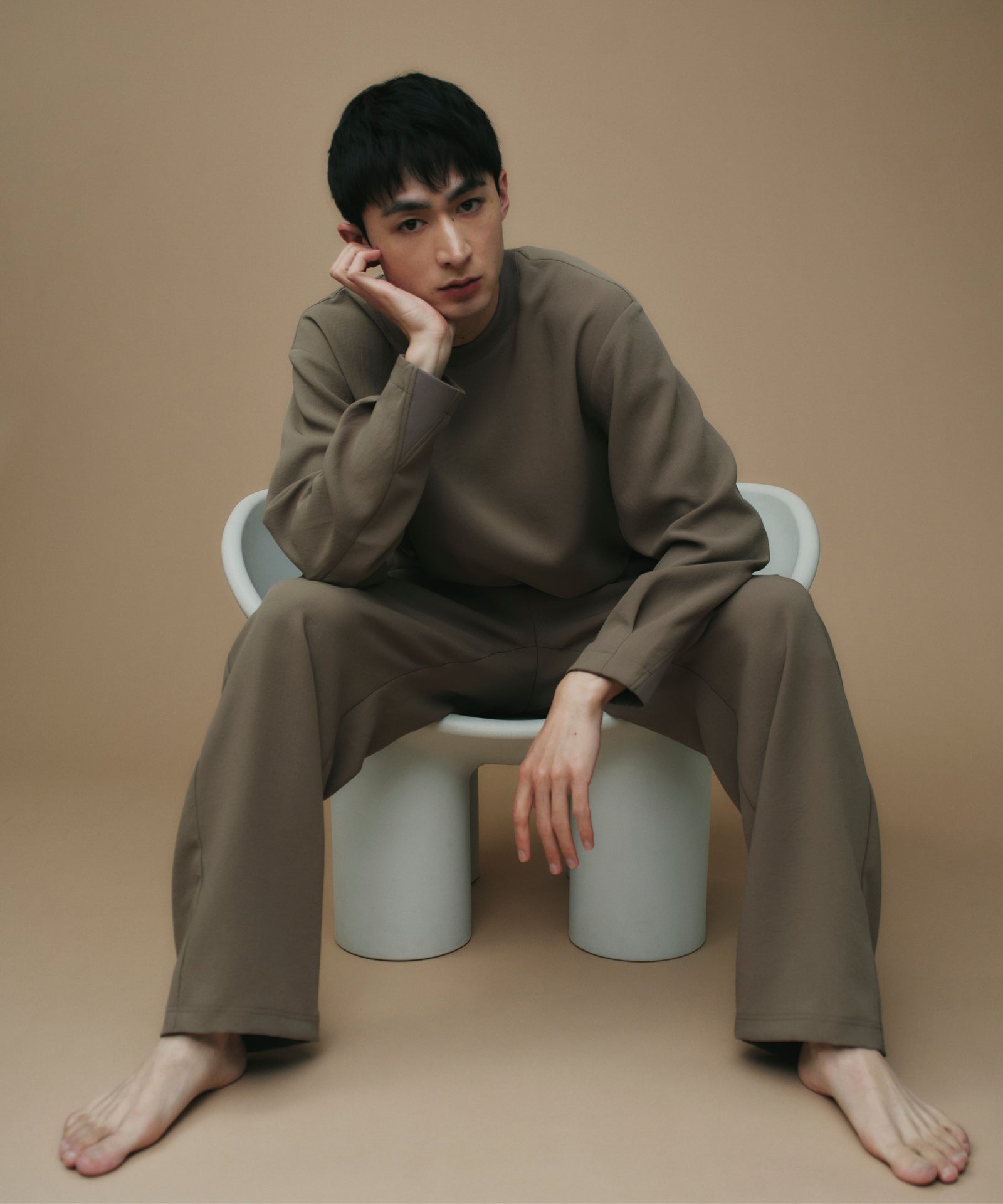 0STOCK TOKYO 17HOURS WIDE PANTS(L〜XL程度) 17hours wide pants / 寝ている時間以外ずっと着ていられる服 - ゼロ