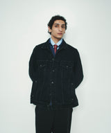 KOJIMA 17.5oz DENIM JACKET_BLACK