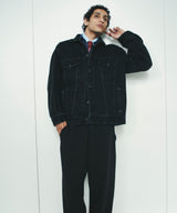 KOJIMA 17.5oz DENIM JACKET_BLACK