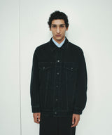 KOJIMA 17.5oz DENIM JACKET_BLACK