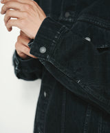 KOJIMA 17.5oz DENIM JACKET_BLACK