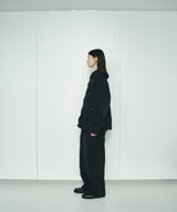 KOJIMA 17.5oz DENIM TUCK PANTS_BLACK