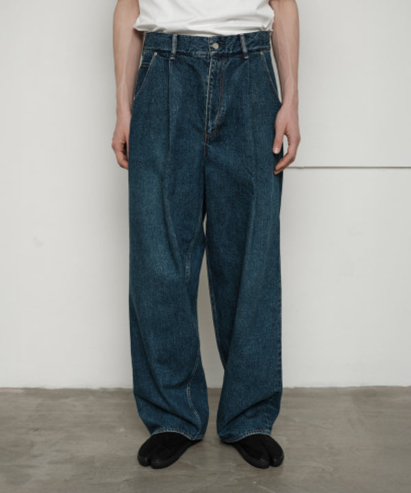 2100_KOJIMA 16oz DENIM TUCK PANTS