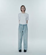 2100_KOJIMA 15.5oz DENIM TUCK PANTS