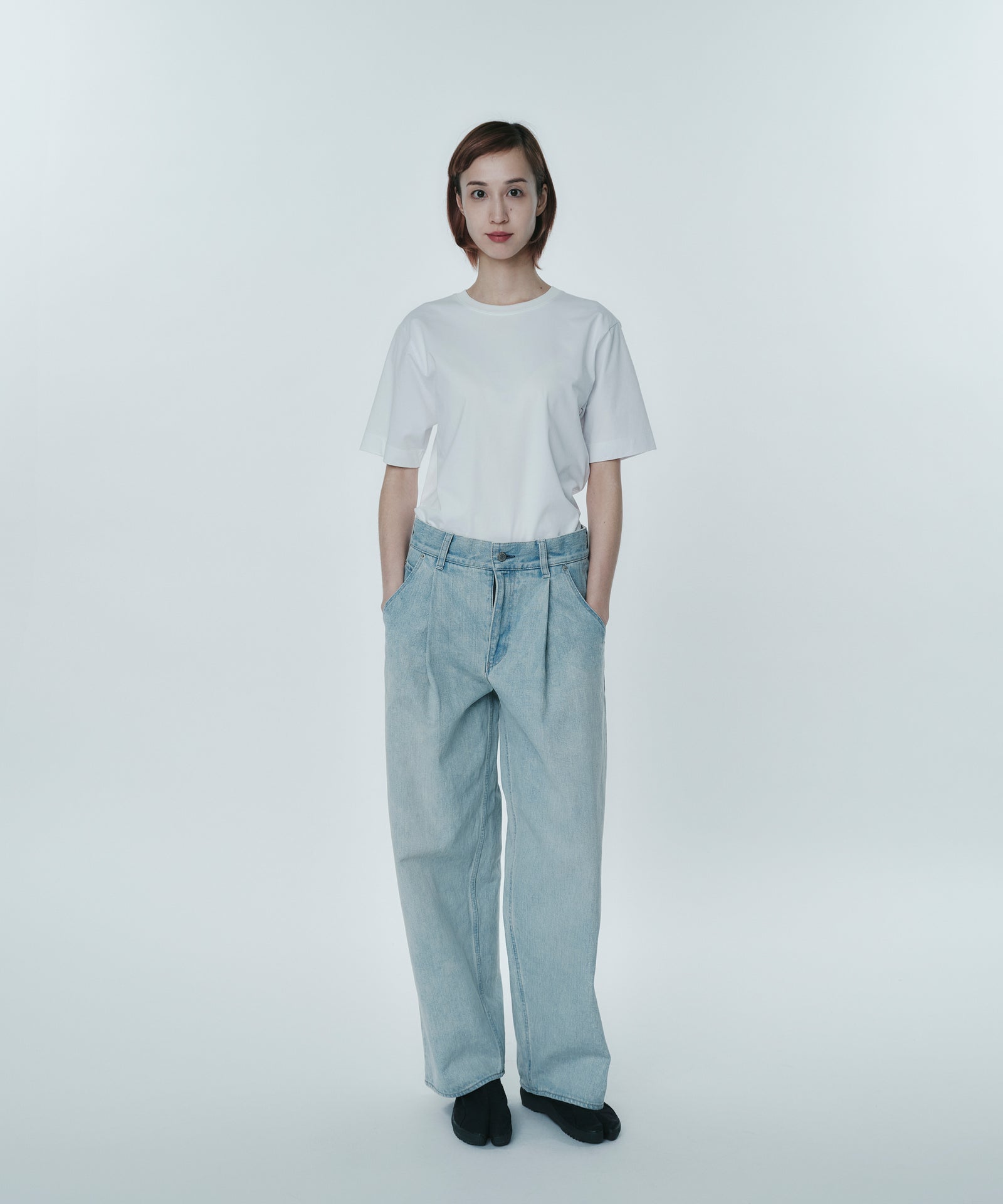2100_KOJIMA 16oz DENIM TUCK PANTS / KOJIMA DENIM - ゼロストック