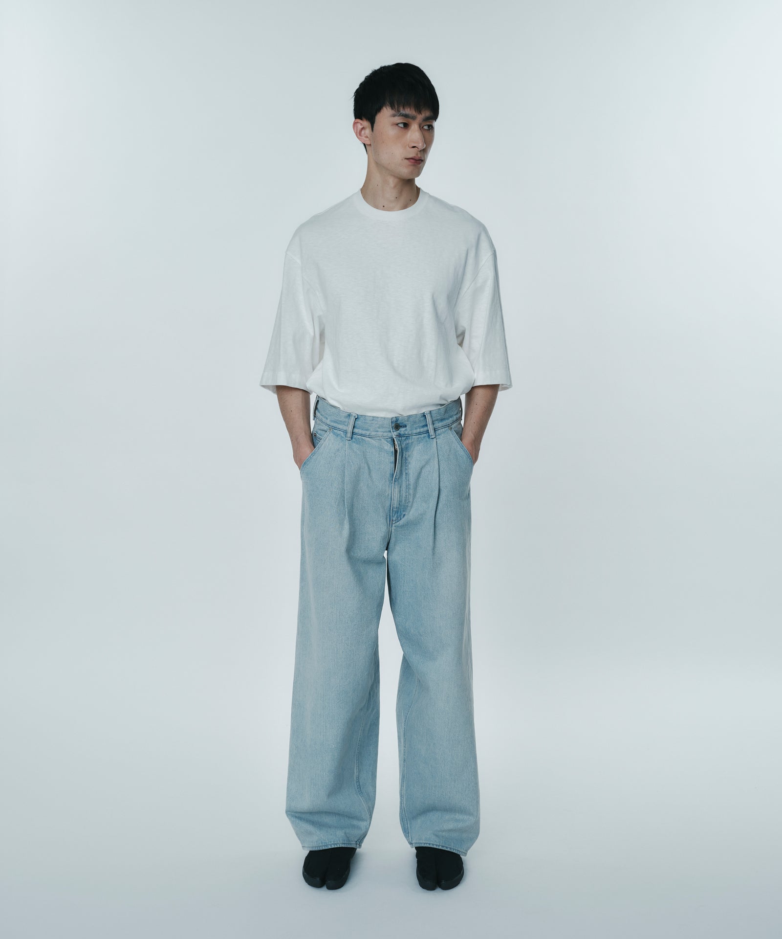 2100_KOJIMA 16oz DENIM TUCK PANTS / KOJIMA DENIM - ゼロストック
