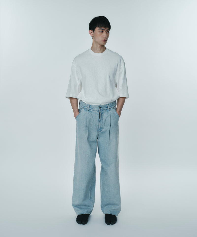 2100_KOJIMA 16oz DENIM TUCK PANTS / KOJIMA DENIM - ゼロストック