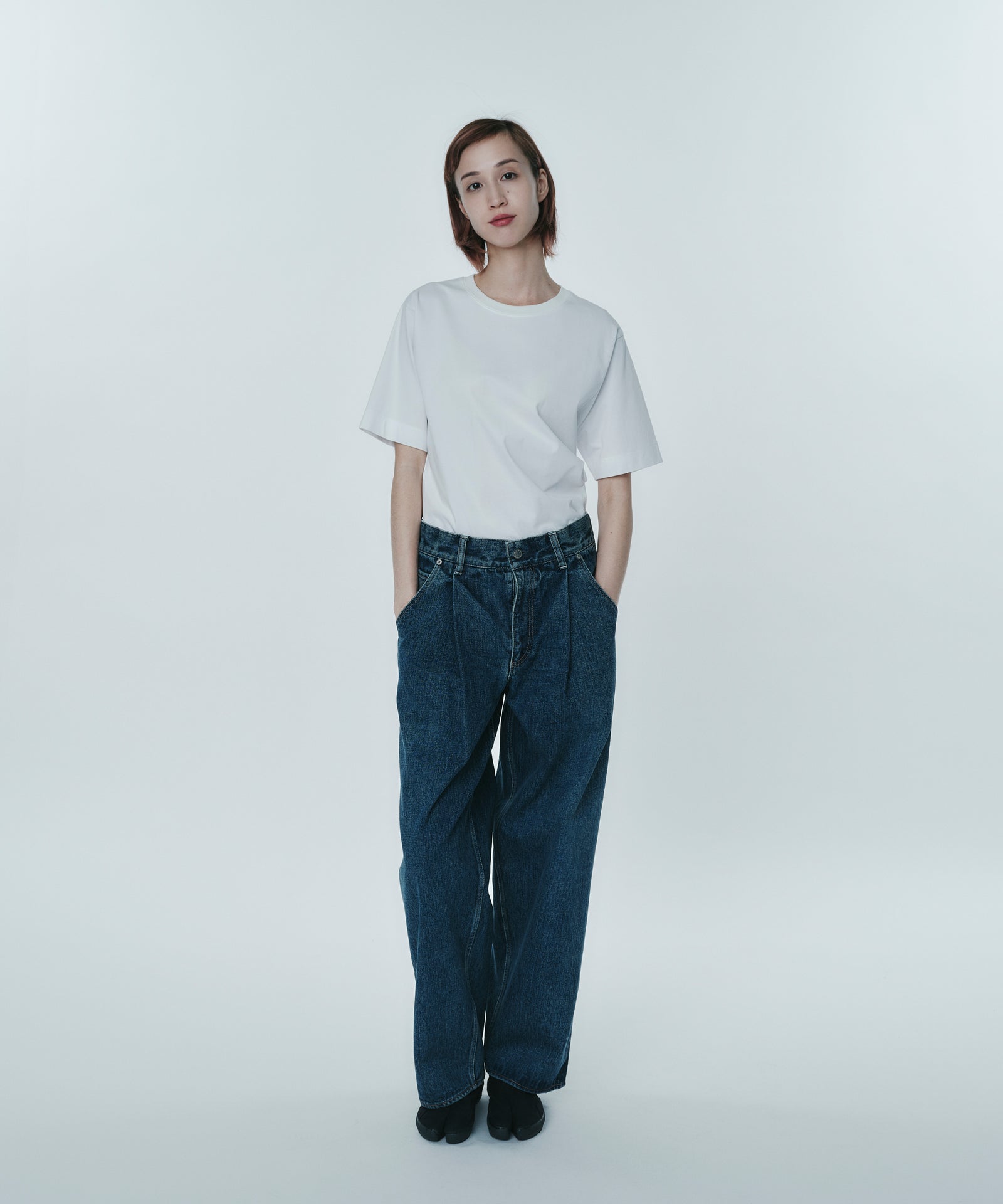 2100_KOJIMA 16oz DENIM TUCK PANTS / KOJIMA DENIM - ゼロストック 