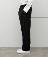 WOOL GABARDINE WIDE PANTS