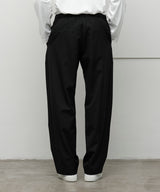 WOOL GABARDINE WIDE PANTS