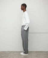 WOOL GABARDINE WIDE PANTS