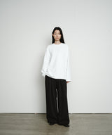 ZERO SHEER WHITE L/S TEE