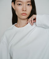 ZERO SHEER WHITE L/S TEE