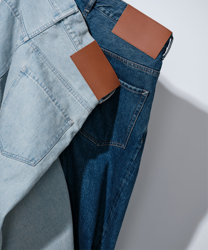 2100_KOJIMA 16oz DENIM TUCK PANTS / KOJIMA DENIM - ゼロストック
