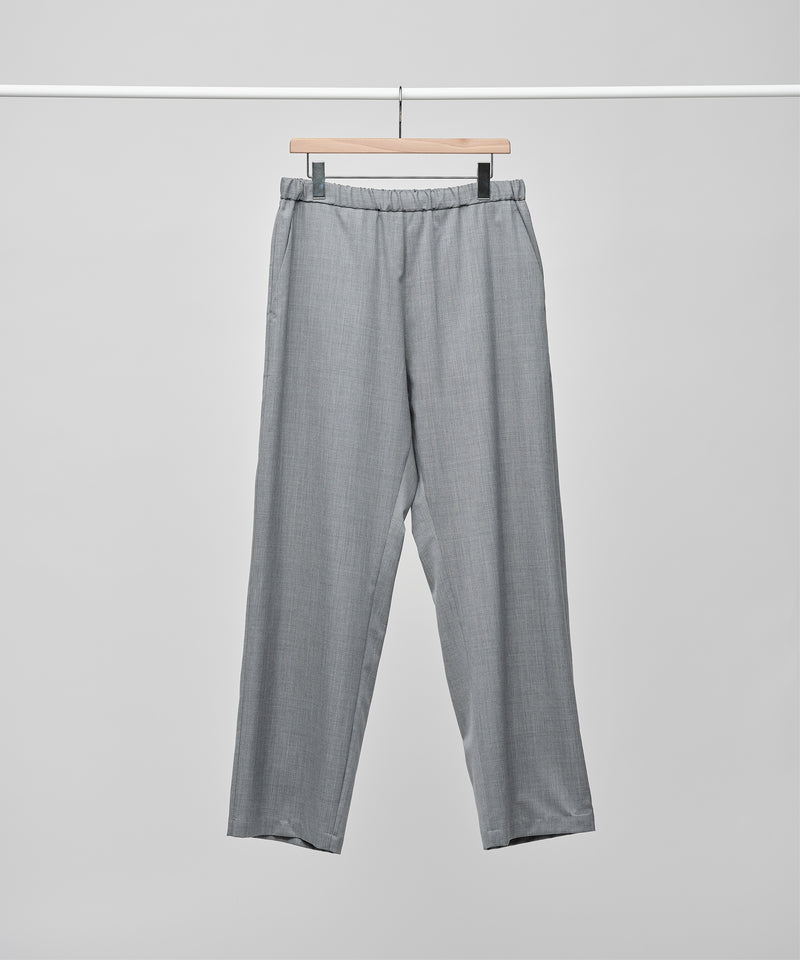 WOOL GABARDINE WIDE PANTS