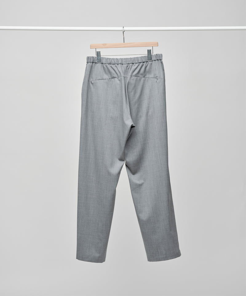 WOOL GABARDINE WIDE PANTS