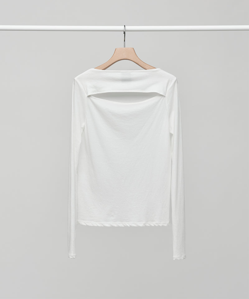 HIGH GAUGE COTTON SHEER  L/S T-SHIRT