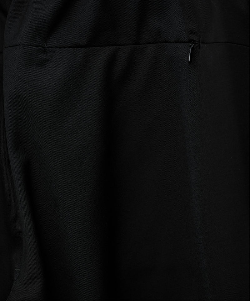 WOOL GABARDINE WIDE PANTS